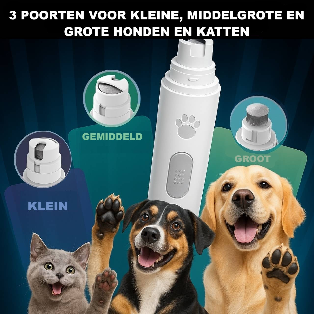 ZenGrind™ | Elektrische nagelvijl voor jouw viervoeter