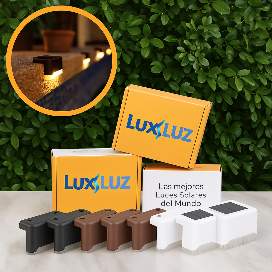 LuxLuz™ | Slimme buitenverlichting die werkt op zonne-energie