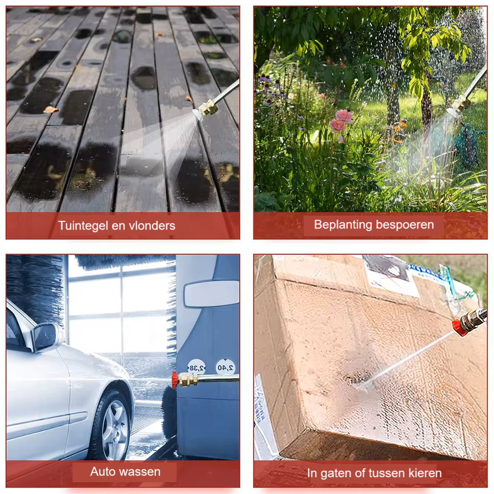 HydroForce™  | Multifunctionele Draadloze Hogedrukreiniger