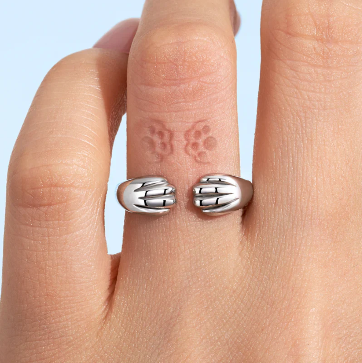 Pawfection Ring | Ring met hondenpootjes